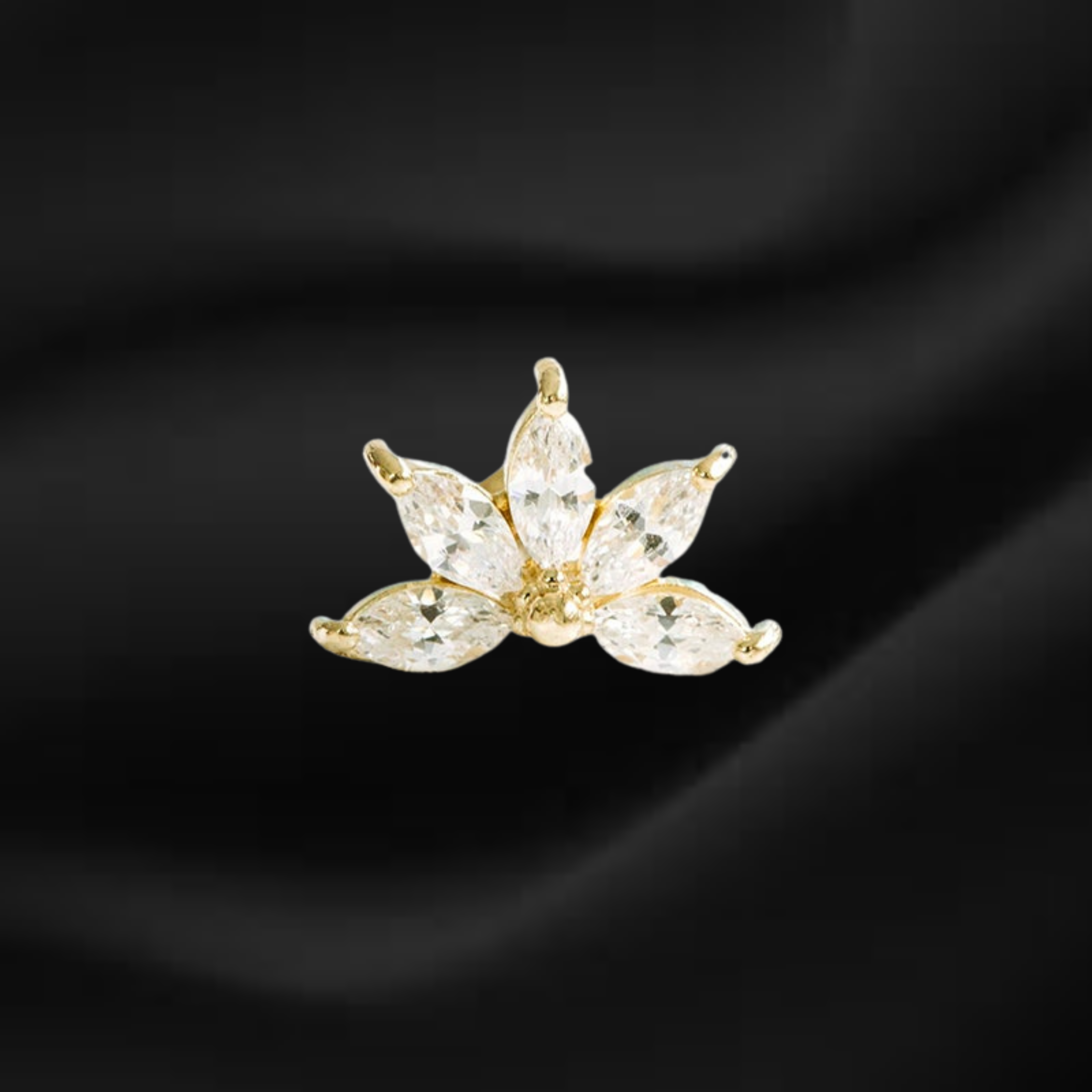 Marquise Flower Piercing